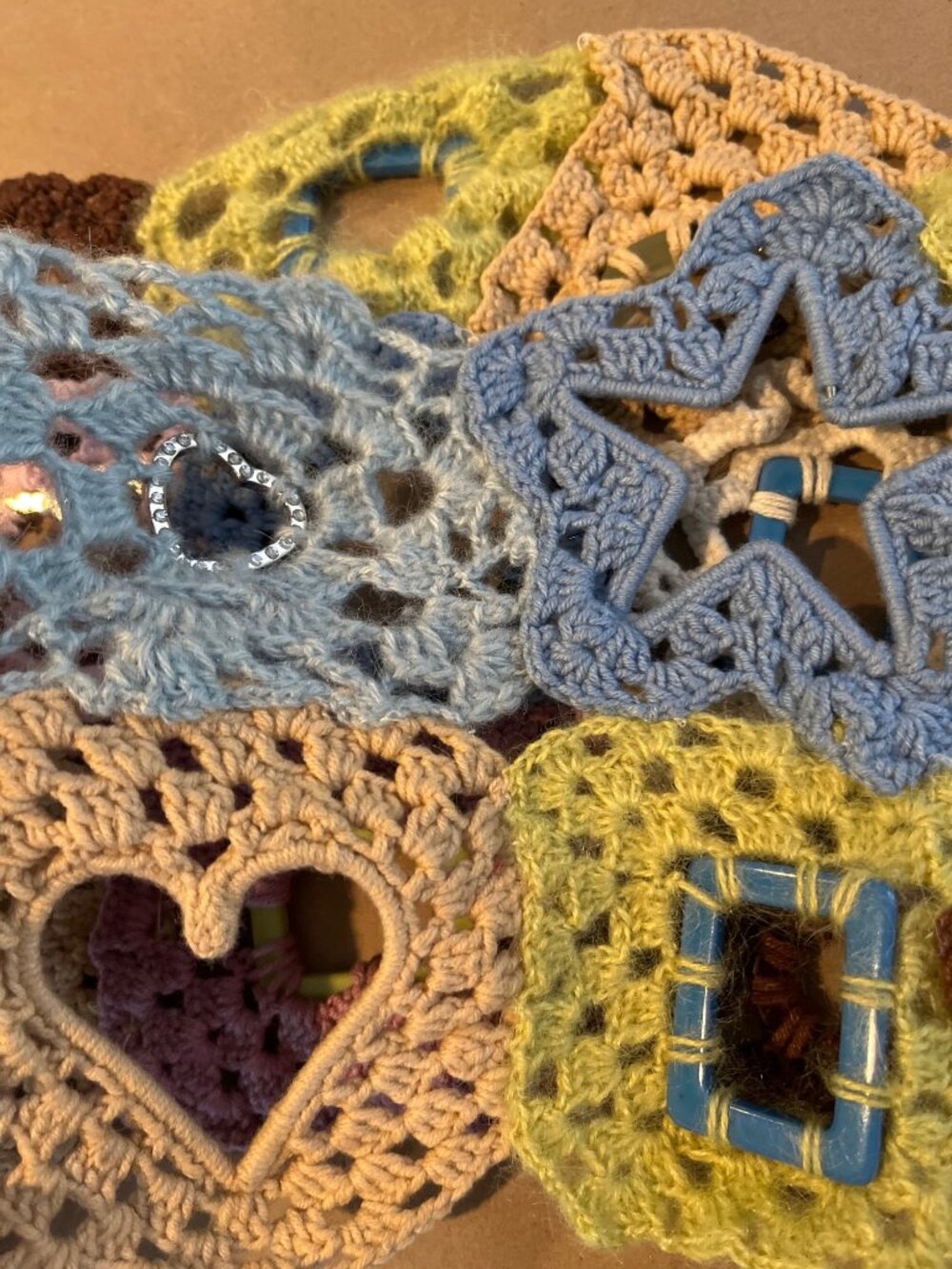 Crochet Patchwork Lirika Matoshi Top With Colorful Patterns & Cutouts - Picture 13 of 13